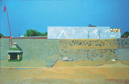 AtulDodiya RoadsideTemple 4ftx6ft approx $133-166k Osians June '09