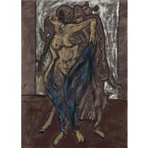 FNSouza 43x31 Death and the Maiden Sotheby's sold '08-09