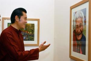 Bhutan King at NGMA Dec '09