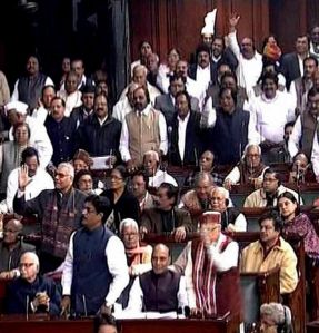Protests in Rajya Sabha - TimesofIndia.com 11277585-1