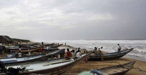 before the storm - AP photo