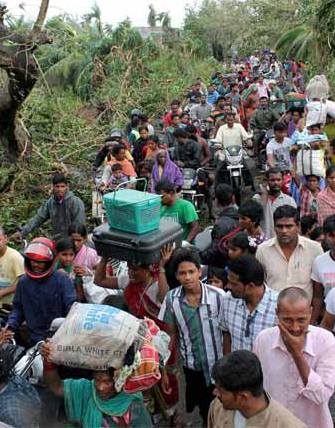 Villagers returning home - PTI photo