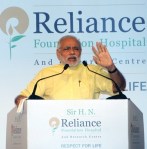 Modi speech, Reliance Hospital - Oct 25 '14