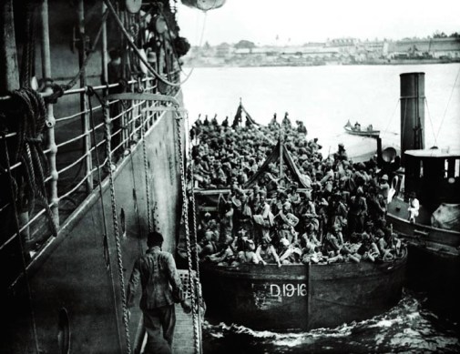 troops boarding a ship in Dar-es-Salaam - the cover of Vedica Kant's book