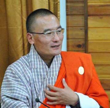 Prime minister Tshering Tobgay