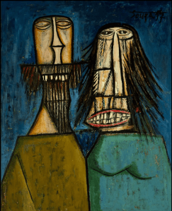 Souza ManWoman Laughing Saffronart