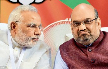 Narendra Modi (left) and Amit Shah