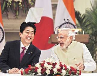 Abe Modi Delhi Dec 12 '15 - Business Standard