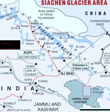 Siachen-map