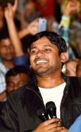JNUSU President Kanhaiya Kumar at JNU