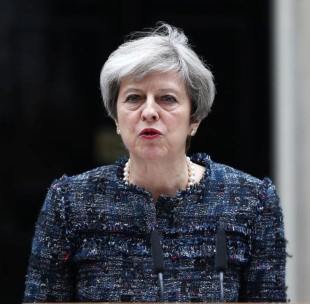 REUTERS_Britain27s-Prime-Minister-Theresa-May-speaks-outside-10-Downing-Street-May 3 '17