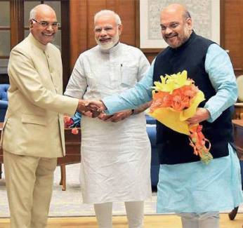 Ram Nath Govind + ModiShah